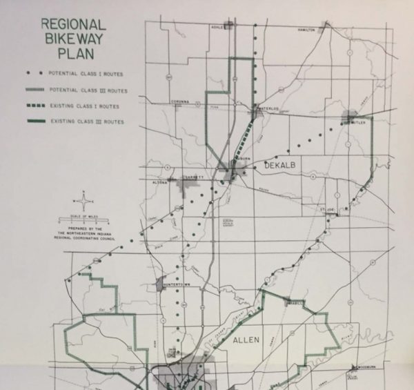 Regional Bikeway Plan Map-1970s